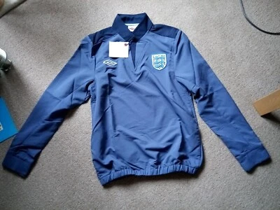 £19.99 • Buy BNWT Umbro England Football Woven Drill Top Training Top Adult Size Small 