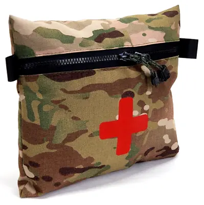 10x8.5  Heavy Duty MULTICAM 300D Nylon Ripstop Tactical First Aid Bag • $14.80
