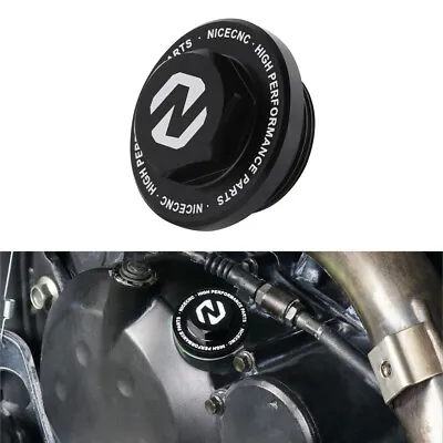 Anodized Oil Filler Cap Plug W/ O-ring For Kawasaki KLR650 2007-2021 2022 2023 • $11.99