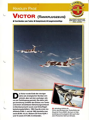 £0.86 • Buy 1159/ Fascination Flies - Trading Card - Handley Page Victor