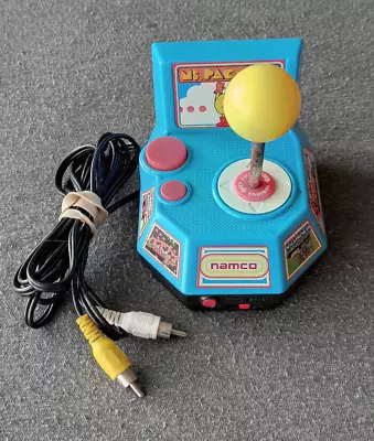 Ms Pac-Man Plug-n- Play TV Games 5-in-1 Namco 2004 Tested Working B • $19.95