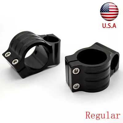 55mm CNC Fork Clip On Clip-ons Handlebar Heads Mount Bar Clamp Bracket Universal • $18.99