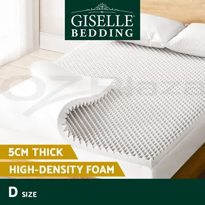 $40.95 • Buy Giselle Mattress Topper Double Egg Crate Foam Toppers Bed Protector Underlay
