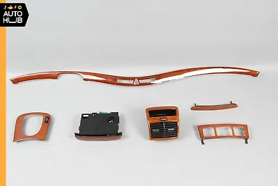 03-06 Mercedes W220 S350 S430 S600 S500 Center Console Trim Bezel Set Wood OEM • $236.55