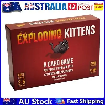 Exploding-Kittens Original Edition Card Games Party Game For Adults Teens Kids • $10.16