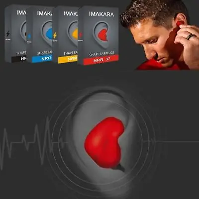 Moldable Shaped Silicone Anti-Noise Noise Reduction Sleep Aid Earplug New Sale • $4.79