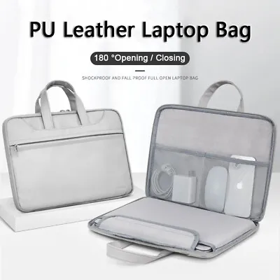 $18.99 • Buy PU Laptop Bag Sleeve Case For Macbook Air Pro M2 Dell 12 13 14 16 Inch Notebook