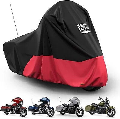 KEMIMOTO 300D XL Motorcycle Cover Waterproof Outdoor UV Rain Dust For Touring • $36.46