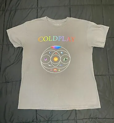 Coldplay Music Of The Spheres 2022 Tour Large Tee Shirt • $34.25