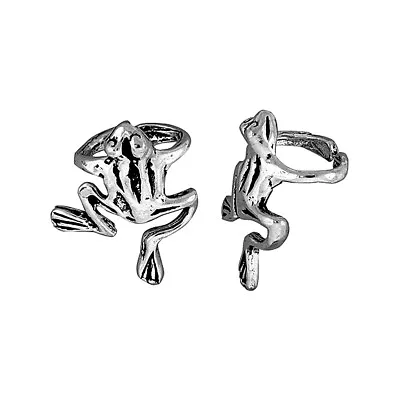 Sterling Silver Frog Ear Cuff Earring (One Piece) • $11.99