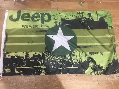 Banner Jeep Flag Racing 3x5 Ft Car Garage Chrysler Mopar Rubicon Wrangler Truck  • $14.99