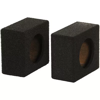 QPower QBTW6.5 Speaker Enclosure Pair - Qbomb Spray On Black Bedliner • $40.78