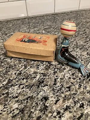 RARE Antique  Seal   Moving Wind Up Tin Toy Made In Occupied Japan - Works Well! • $69.99