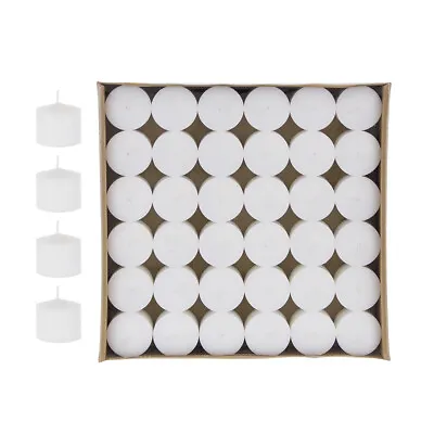 Mega Candles - Unscented 8 Hours Votive Candles - White Set Of 72 CGA0103-W • $29.99