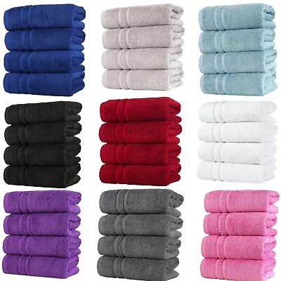 Hand Towels 100% Egyptian Cotton 600 GSM Primer Quality Pack Of 24612 • £9.99