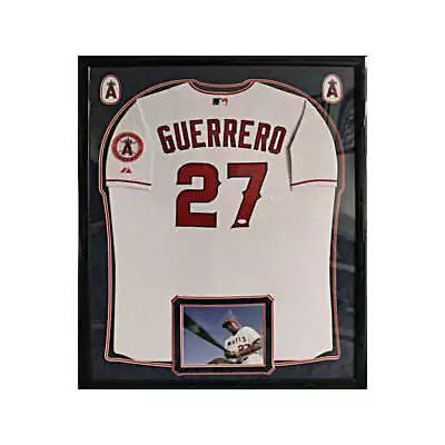 Vladimir Guerrero Los Angeles Angels Autographed Signed Framed Jersey (JSA COA) • $299.99