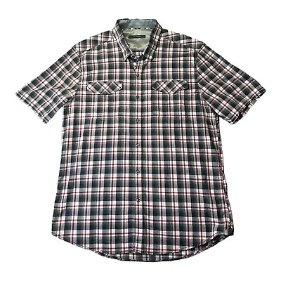 7 Diamonds Short Sleeve Button Down Shirt Plaid Women's Size XXXL • $14.99