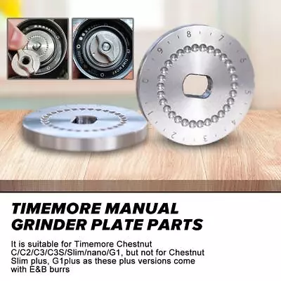 Timemore Manual Grinder Plate Parts For Chestnut C/c2/c3/c3s /slim/nano/G1 W6Q3 • $18.72