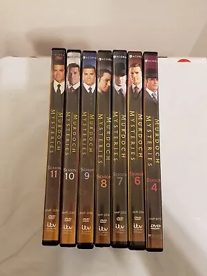 Murdoch Mysteries Lot Seasons 4 6 7 8 9 10 11 DVD Acorn Tv Show • $53.98