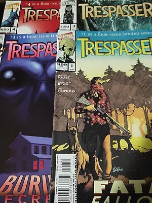 Trespasser 1-4 2017 2021 Alterna Press Comics 1 2 3 4 Complete Set Aliens  • $32.99