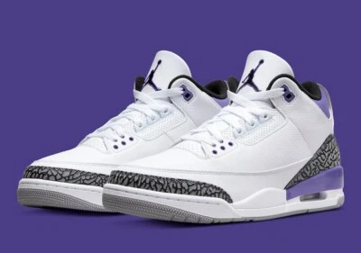 $313.95 • Buy Air Jordan 3 Retro Dark Iris (Size US 9) CT8532-105 BRAND NEW