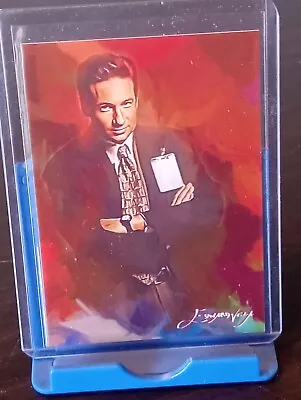 AP13 X-Files Fox Mulder #1 - ACEO Art Card Signed By Edward Vela 1/50 • $149.95