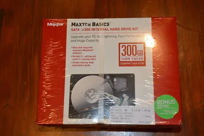 Maxtor Basics SATA II/300 ATA/100 Internal HDD 320GB 16MB Cache NIB • $12