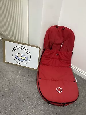 £29.99 • Buy Bugaboo Footmuff Cosytoes RED Fit Donkey Bee Buffalo Cameleon Fox