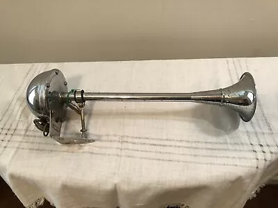 Vintage 14” Air Horn Chrome Truck Boat RV Rat Rod. Unknown Maker • $45