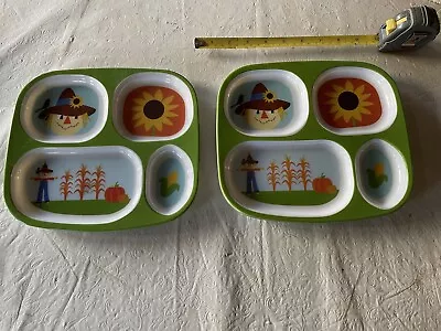 Children's Thanksgiving Melmac Plates 6 In Set • $35