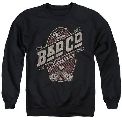 Bad Company Fantasy Crewneck Sweatshirt Offically Licensed Rock Band Merch Black • $24.49