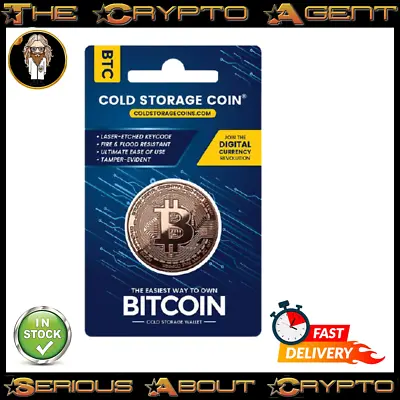 $14.95 • Buy Bitcoin Cold Storage Coin - (1AV Oz .9999 Fine Copper)