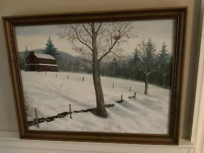 Pennsylvania Farm Painting By Larry Gullman • $75