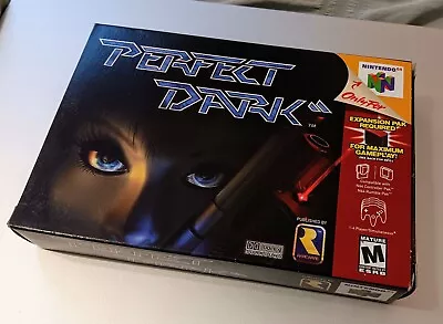 Perfect Dark (Nintendo 64 2000 USA) Complete Tested Authentic CIB • $40