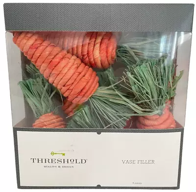 NEW Target Threshold Easter Spring Jute Carrots Decorative Vase Filler HTF • $22.95