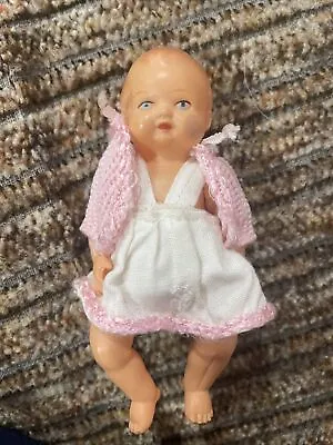 Vintage Celluloid German Minerva Doll 12 Cm • $30