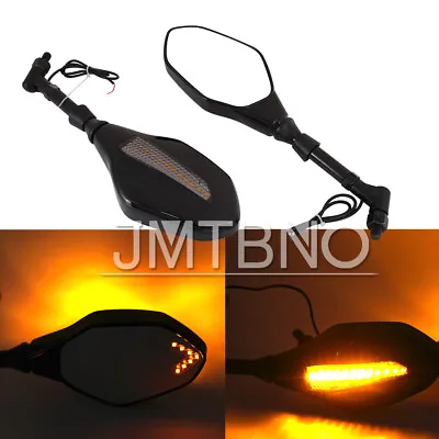 2X For Suzuki Boulevard M109R GSX1100G  LED Motorcycle Turn Signals Mirrors US • $31.16