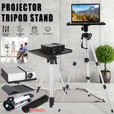 $38.55 • Buy Height Adjustable Laptop Projector Stand Tripod With Large Tray Indoor Outdoor