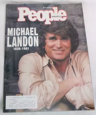 People Magazine July 15 1991 Michael Landon  1936-1991 • $9.74