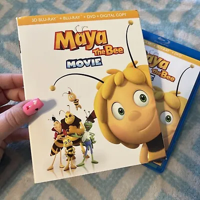 Maya The Bee Movie -Blu-ray + DVD + 3d Blu-Ray. W~ RARE SLIPCOVER *** • $17.75