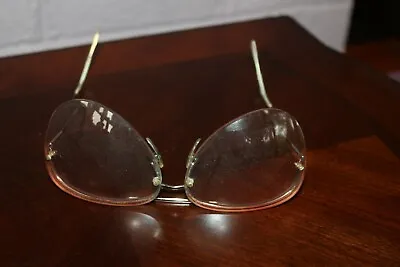Vintage Safilo UFO 135 Gold Aviator Eyeglasses Frames • $6.88