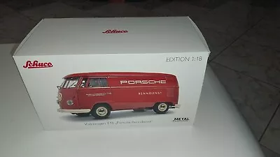 Schuco 1/18 VOLKSWAGEN T1b Porsche Renndienst  (Limited Edition 1000) ID: 450029 • $220