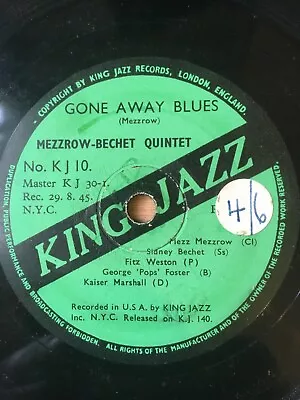 * MEZZROW-BECHET QUINTET - Gone Away Blues / Jelly Roll • $6.21