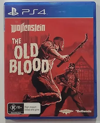 Wolfenstein The Old Blood Sony PS4 • $19.97