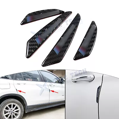 M Performance Real Carbon Fiber Side Door Edge Protection Trims Sticker For BMW • $7.99