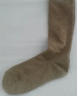 £3.50 • Buy 1 X Pair Of British Military Issue Thin Mens Socks - Khaki - Size 3-5 New
