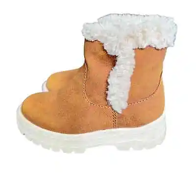 ZARA Kids Faux Fur Boots Size 21 Toddler 5.5  • $12