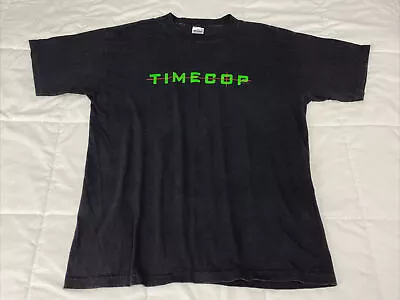 TIMECOP 1994 PROMO T-Shirt Size XL Original Vintage Jean-Claude Van Damme RARE • £60.70