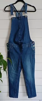 Women's Gap Maternity Denim Bib Overalls Jean Overalls Size Medium Very Nice! • $20.28