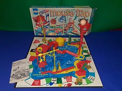 Mouse Trap Game 1970 Ideal 2601-3 [100% COMPLETE] NICE! • $39